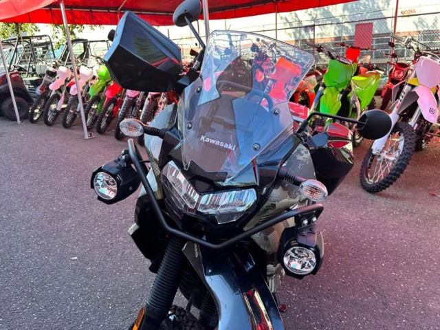 2025 Kawasaki KLR®650 Adventure ABS Cypher Camo Beige photo 3
